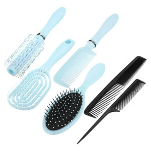 Peine De 6 Piezas Para Desenredar Y Estilar Cabello Recto O