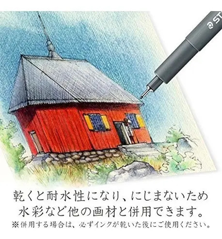 Staedtler Pigment Liner, 0.7mm, Tinta Negra (308-0.7) - Image 6