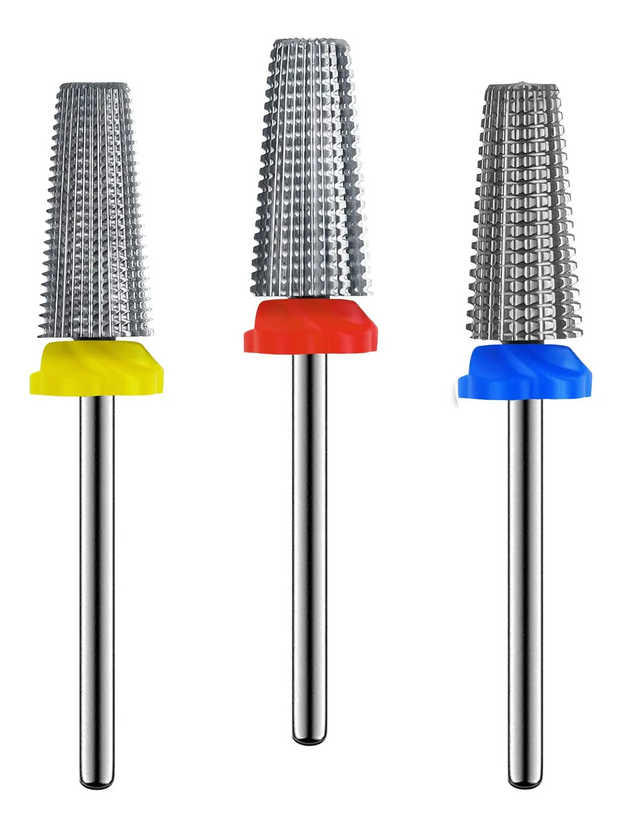 Juego De Limas Para Uñas De 5 En 1 De 3 Piezas Con Rotación