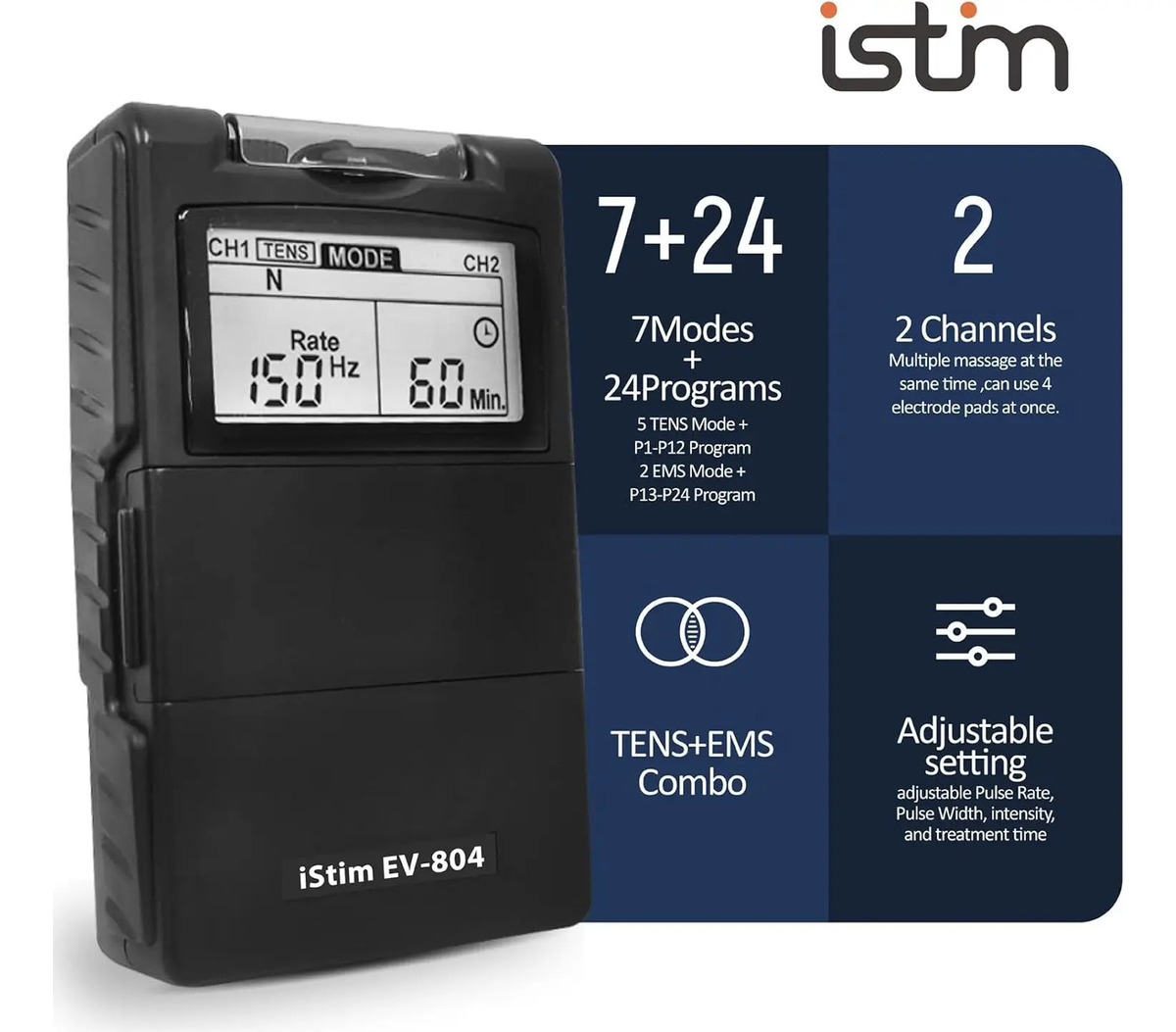 Unidad De Estimulación Muscular Recargable Incluye Electrodo - Image 3
