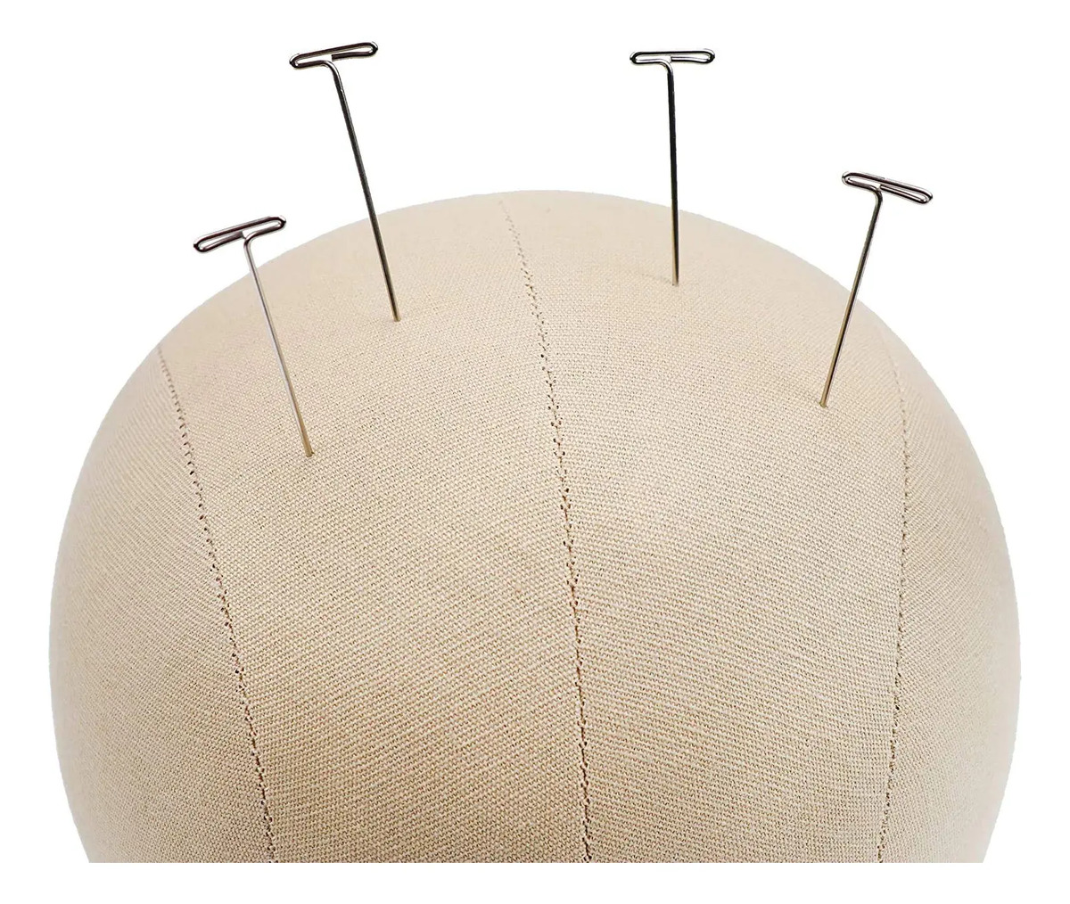 Cabeza De Maniquí Para Pelucas 55-60 Cm Marrón - Image 2