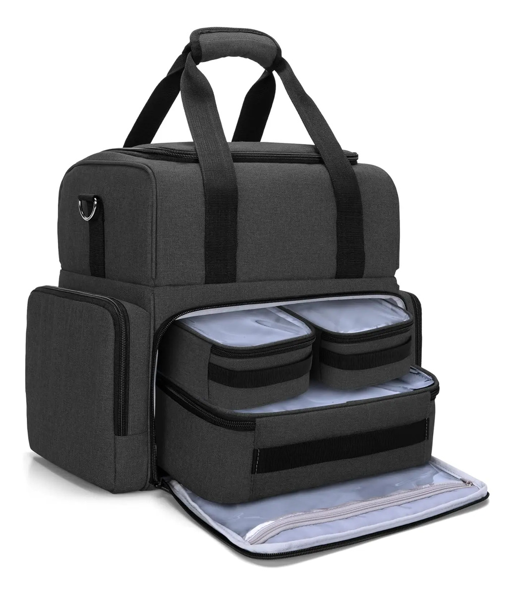 Bolsa De Maquillaje Grande De Viaje Con Bolsitas Internas, N