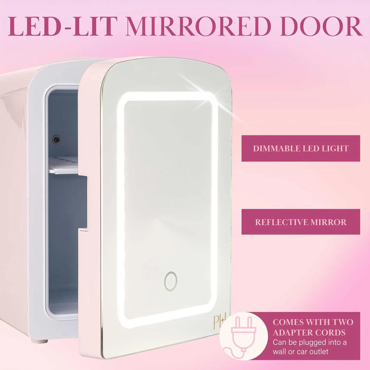 Mini Refrigerador Para Maquillaje 4 Litros, Puerta Espejada - Image 5