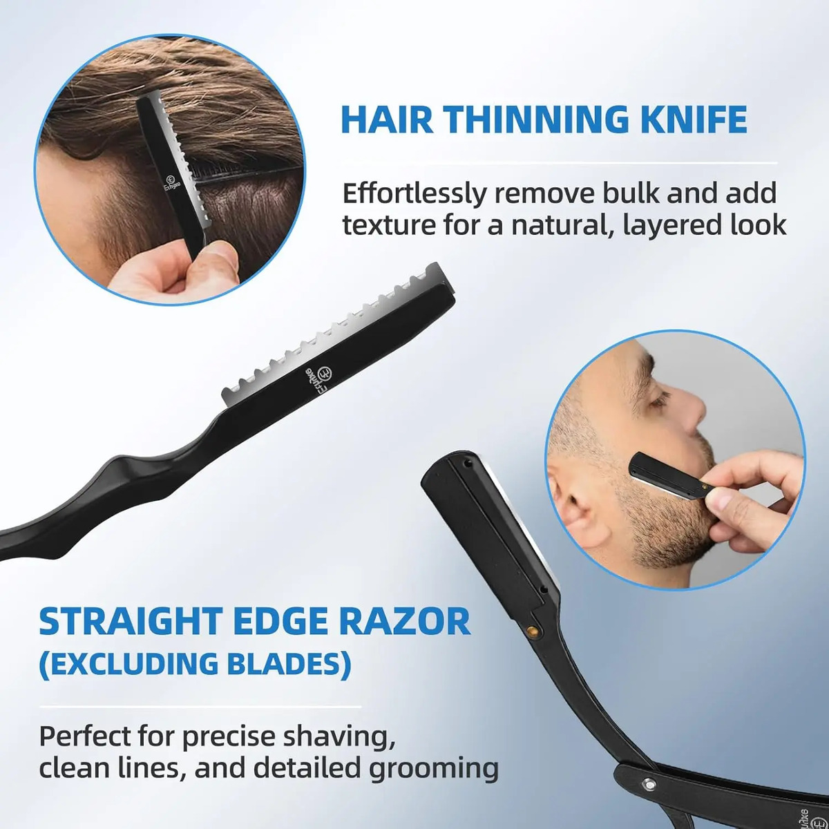 Tijeras De Corte Para Cabello Profesional De 9 Piezas Con Ti - Image 4