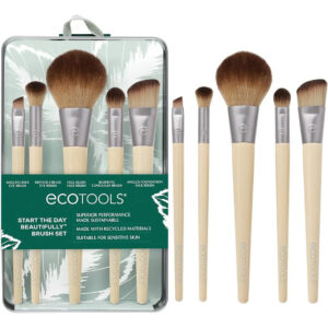 Juego De Brochas De Maquillaje Eco Tools De 6 Piezas Con Est Marrón