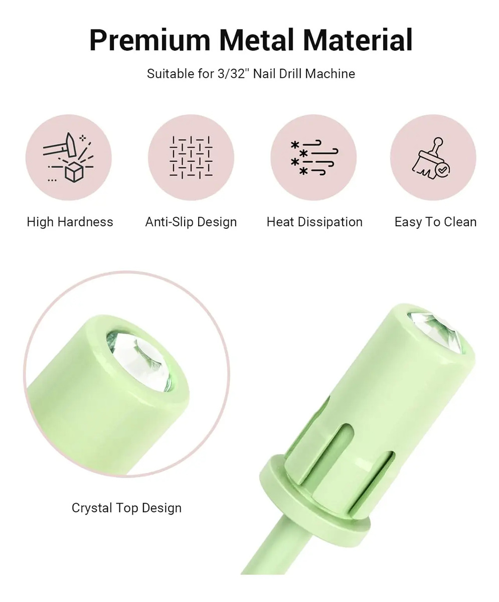 Broca Para Uñas De Cristal Melodysusie, Fácil De Quitar, 2,4 - Image 3