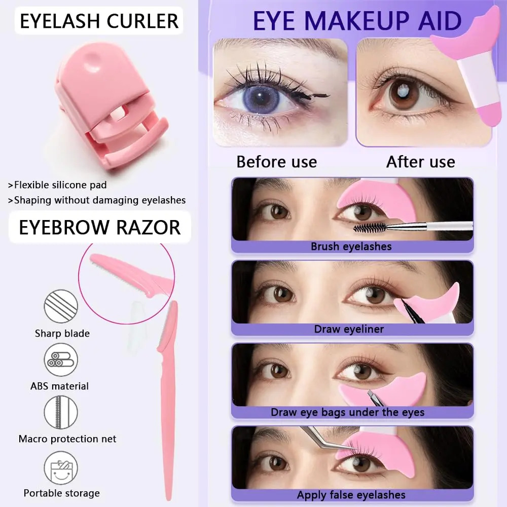 Juego De 33 Piezas Para Maquillaje Con Brochas Y Accesorios - Image 6