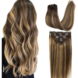 Cabello Humano Remy Color Marrón 30cm Marrón