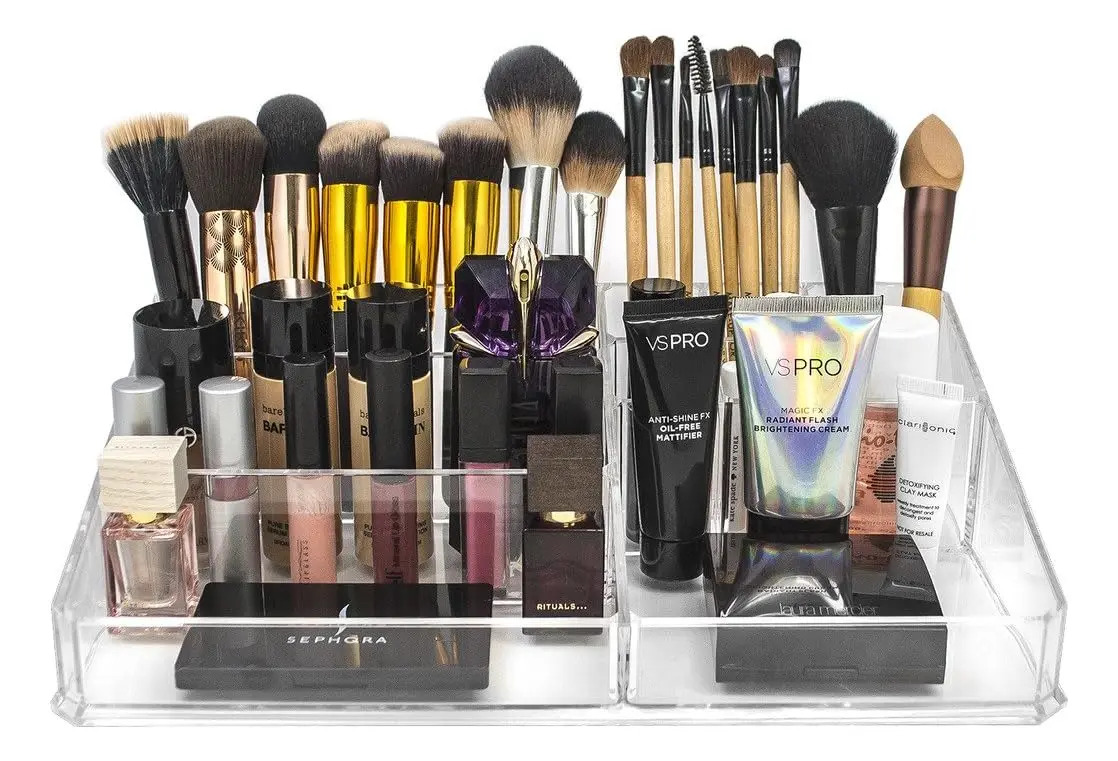 Estuche Acrílico Con 3 Cajones Para Maquillaje Y Joyas - Image 2