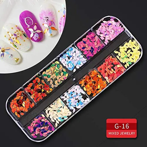 Kit De Arte Para Uñas Con 9 Cajas, Diamantes Y Cristales, In - Image 7