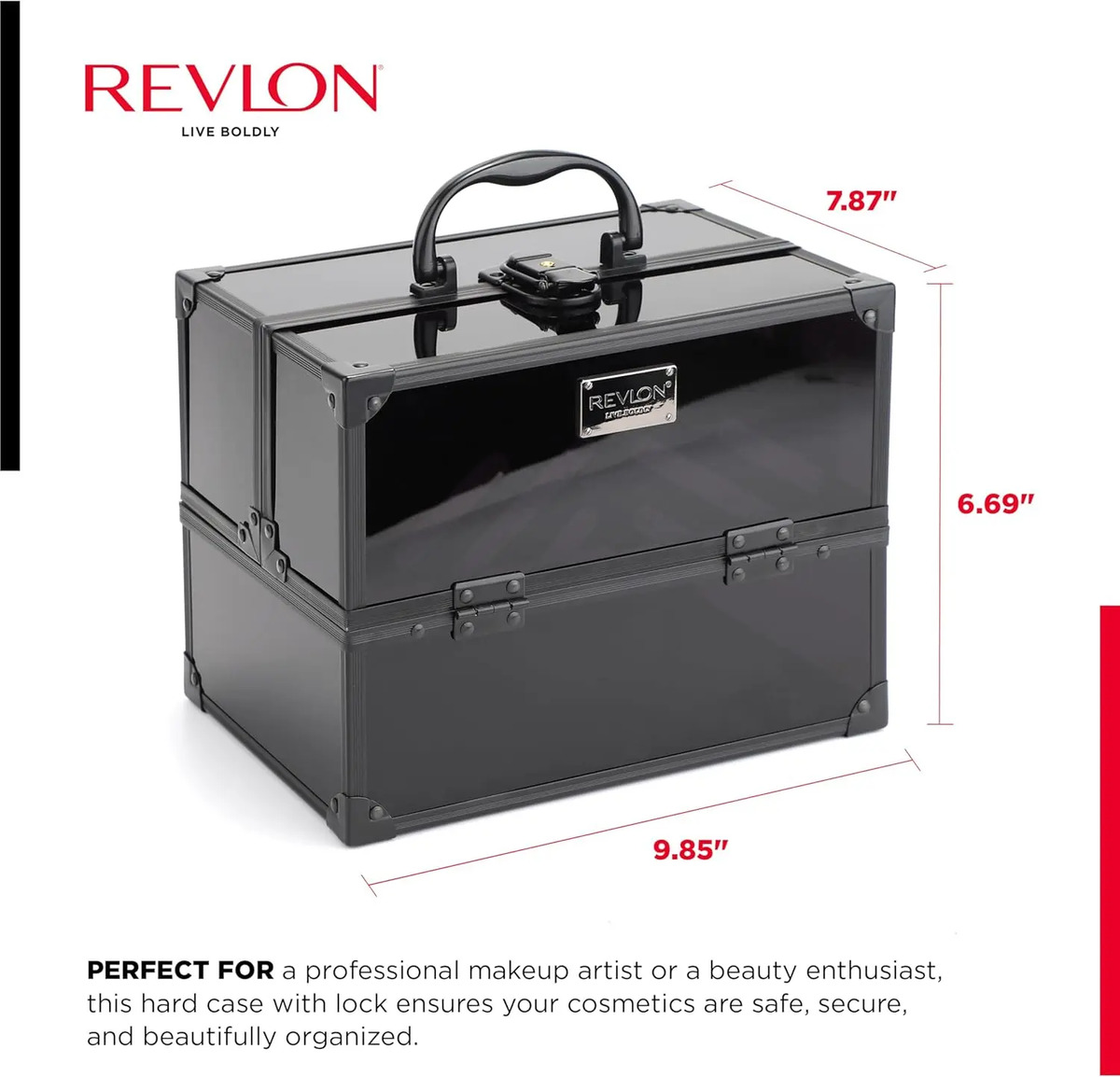 Caja Organizadora De Maquillaje Revlon, 25 Cm, Grande - Image 6