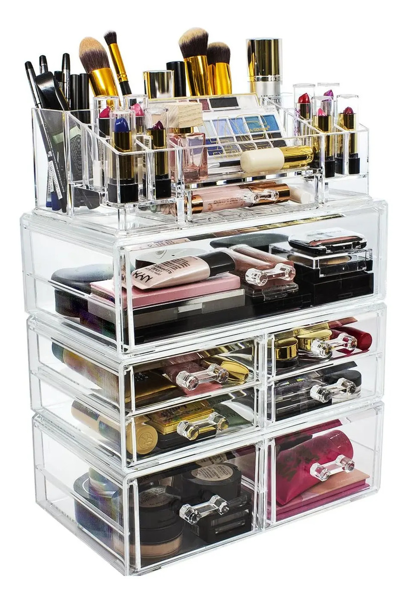 Estuche De Maquillaje Y Joyas De Acrílico Interconectable - Image 5