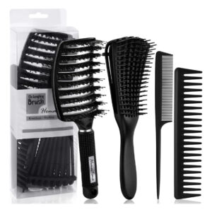 Cepillo Ventilado Para Cabello Grueso O Rizado De Afroaméric