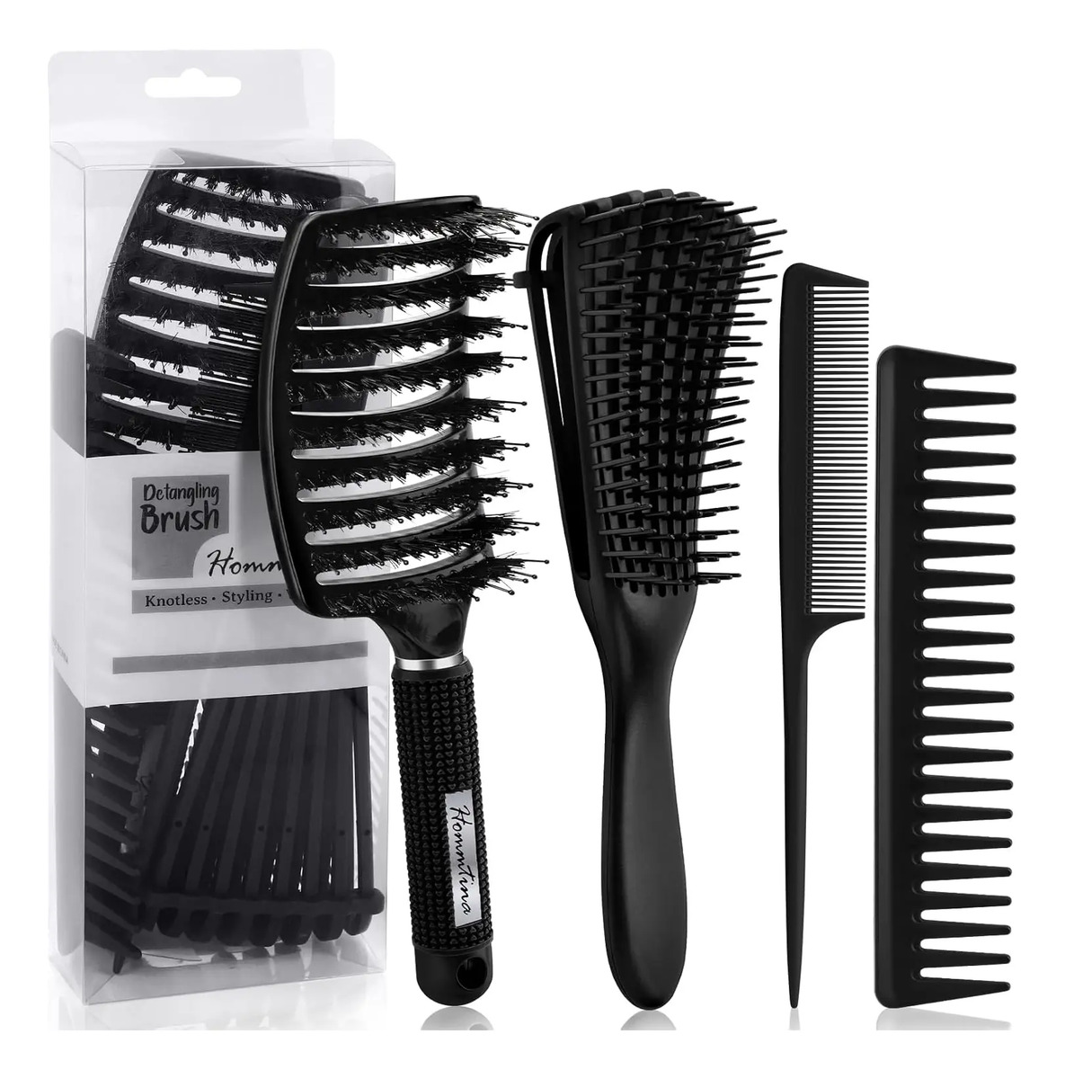 Cepillo Ventilado Para Cabello Grueso O Rizado De Afroaméric