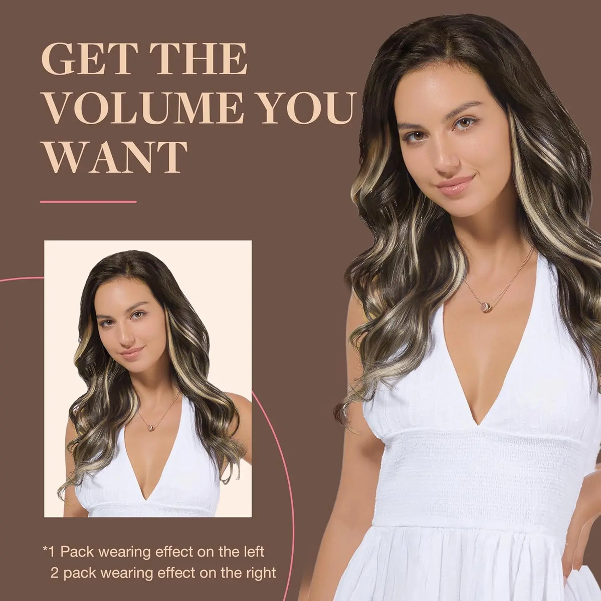 Extensiones De Cabello Humano Remy Marrón Chocolate - Image 6