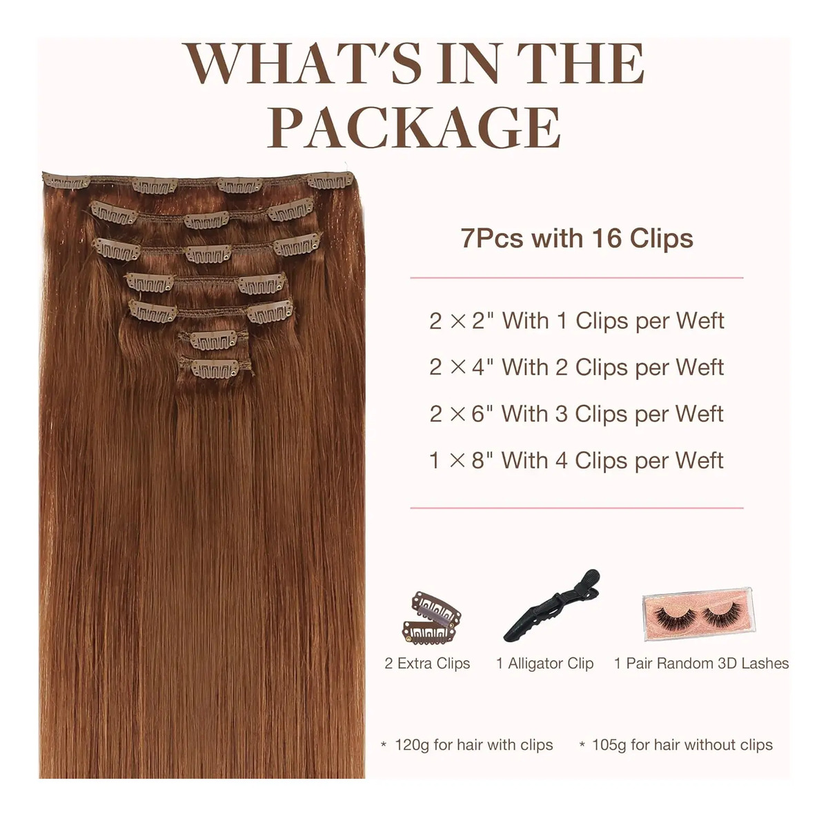 Extensiones De Cabello Humano De 40cm - Image 2