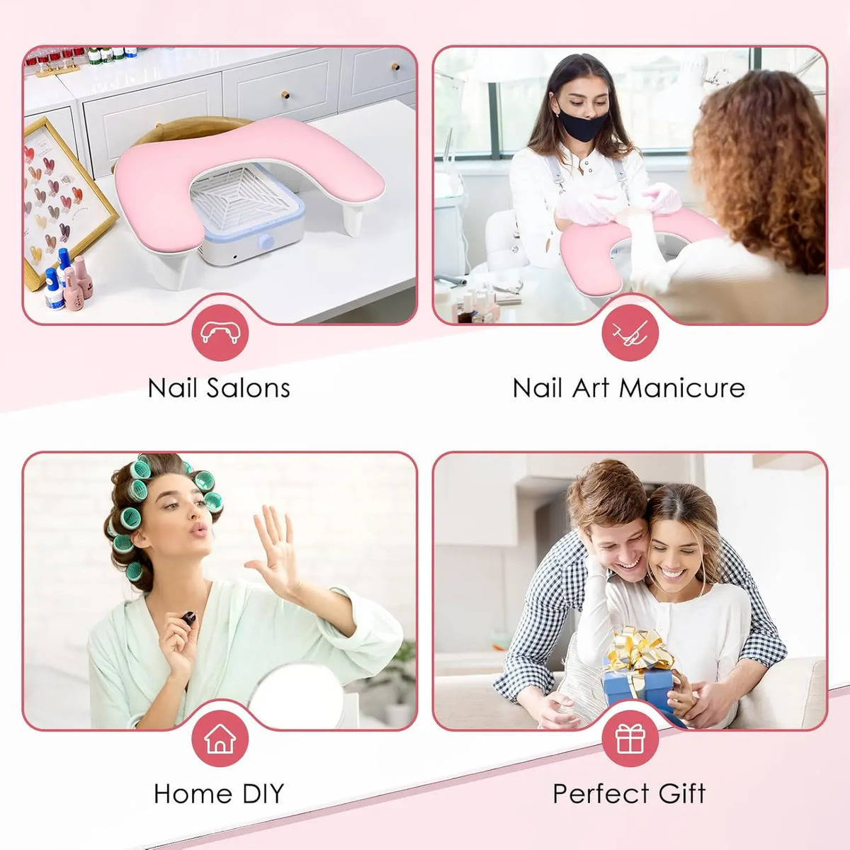 Reposabrazos En Forma De U Para Manicura Tamaño Grande Mater - Image 7