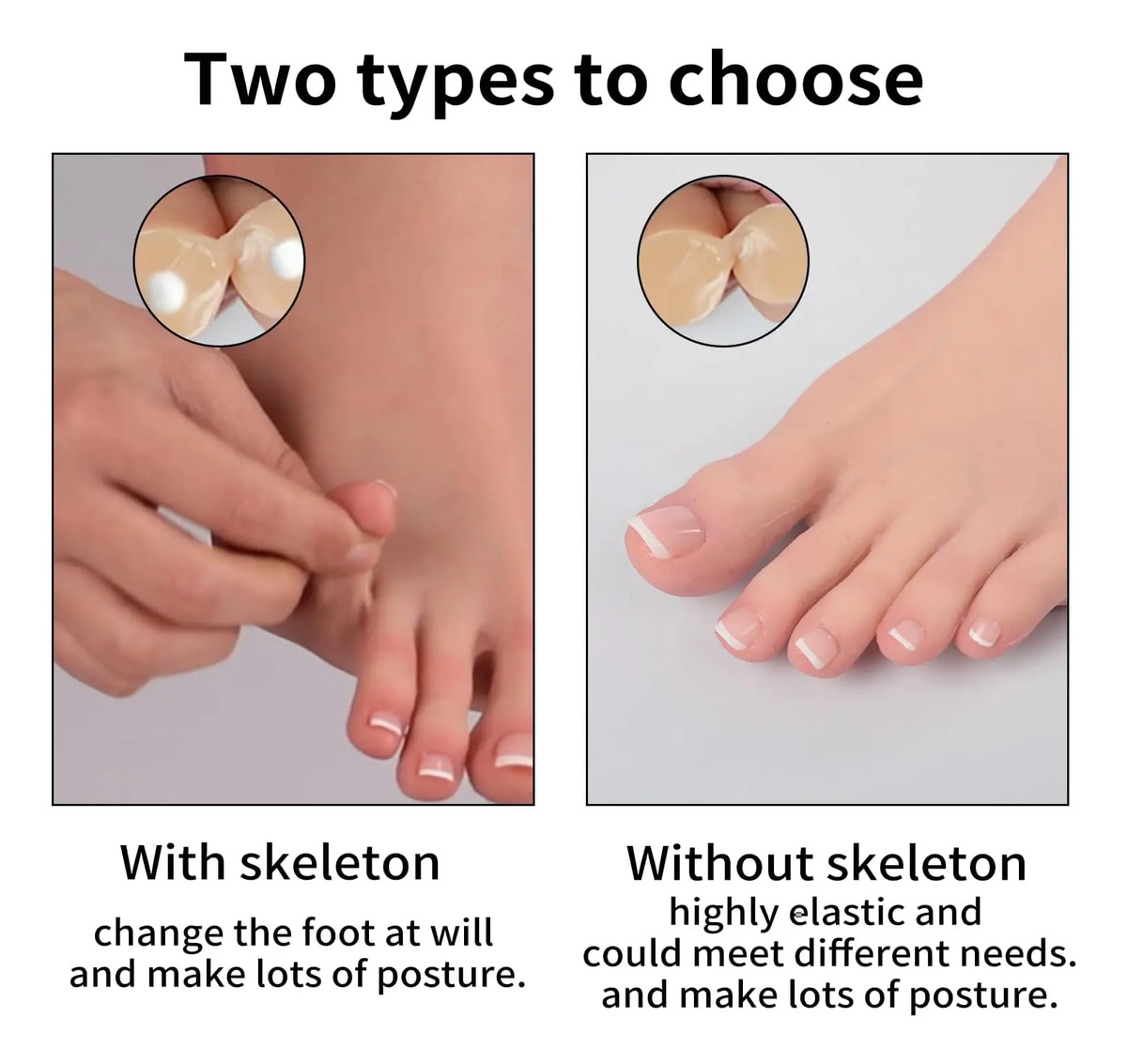 Modelo Femenino Realista Tamaño Natural Con Uñas Para Exhibi - Image 2