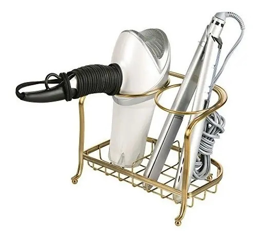 Mdesign Secador De Pelo Y Accesorios Soporte De Almacenamien