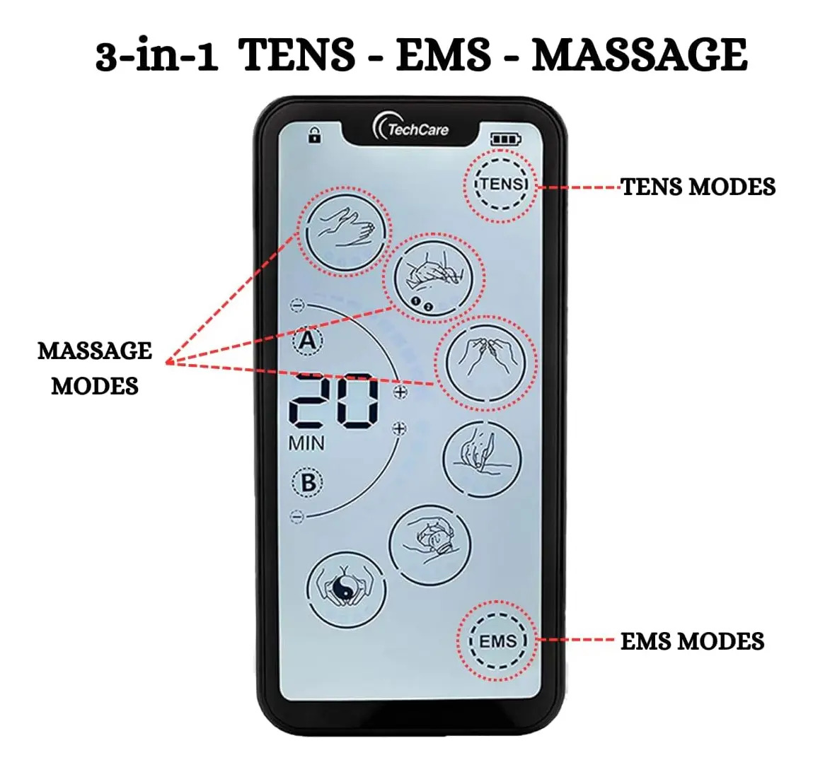 Unidad De Estimulación Muscular Con 24 Modos Para Alivio Dol - Image 2