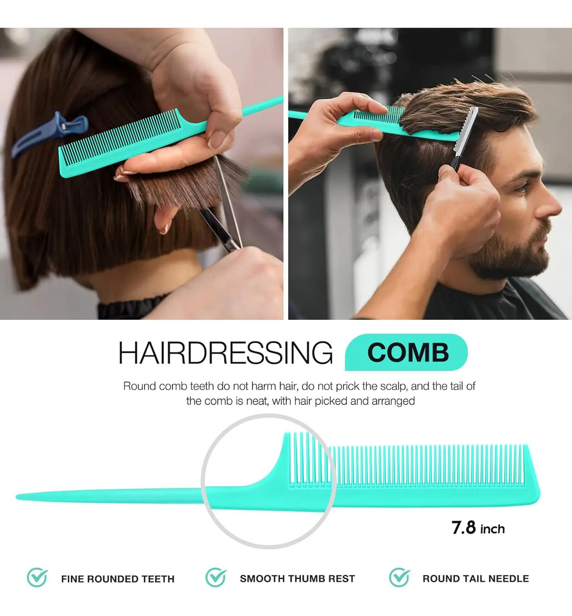 Cepillo Desenredante Hommtina Para Cabello Rizado Suave Y Br - Image 6