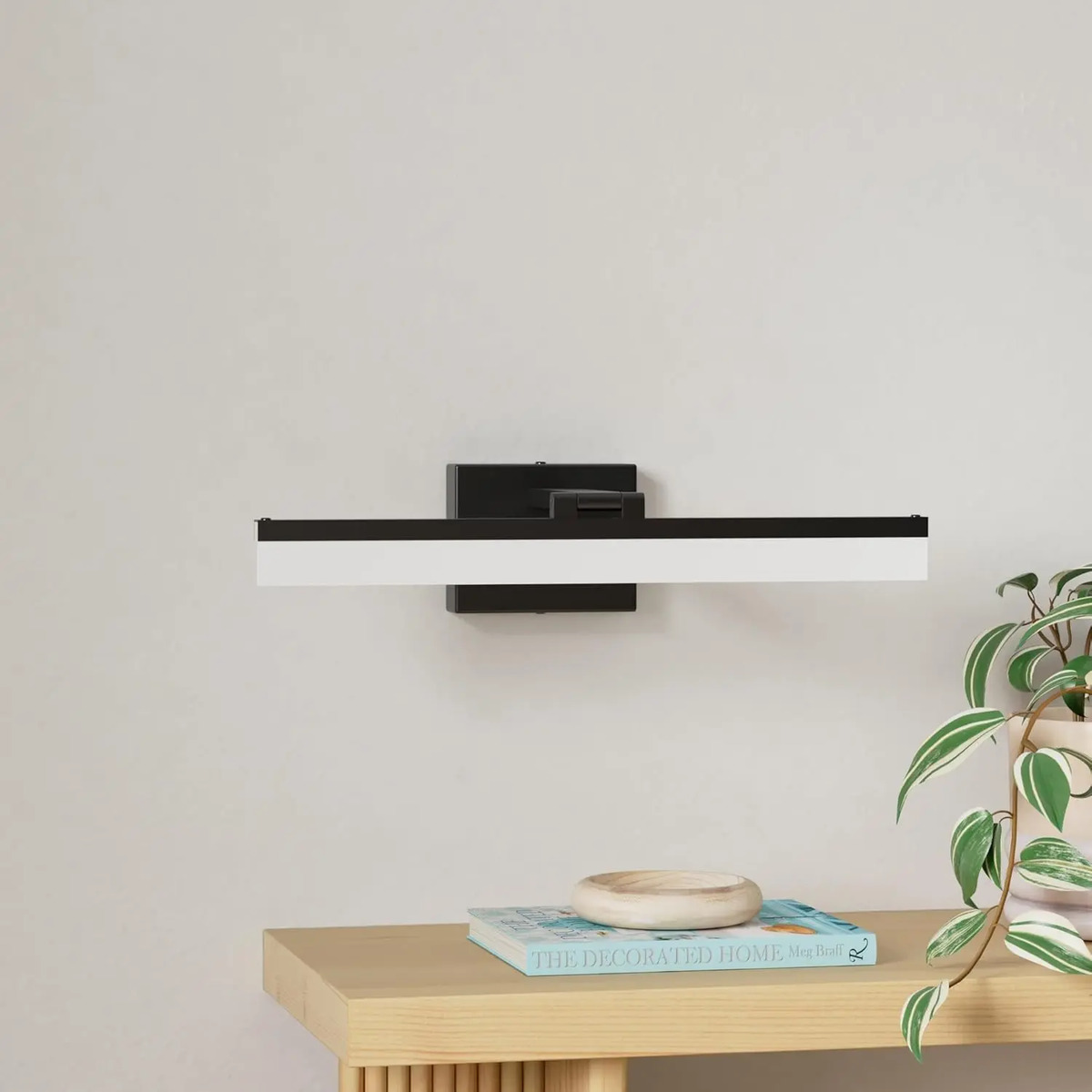 Luz De Espejo Ajustable, Negro, 45 Cm, Control Remoto Inclui - Image 2