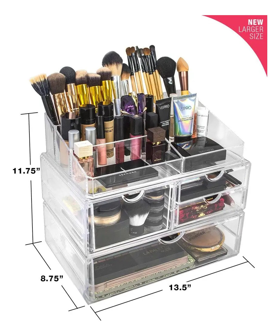 Estuche De Maquillaje Y Joyas Sorbus Con Cajones Intercambia - Image 4