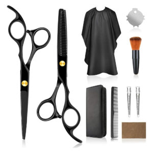 Kit De Corte De Cabello Profesional Para El Hogar Con Tijera