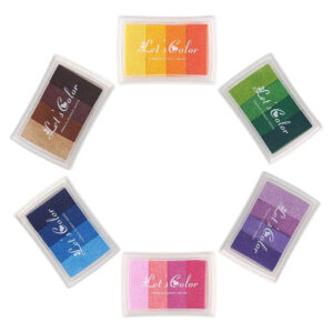 Tinta De Colores Arco Iris Para Scrapbooking Y Pintura