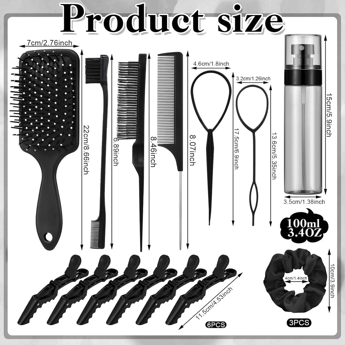 Kit De Peinado Para Hombre Y Mujer De 15 Piezas Incluye Cepi - Image 4