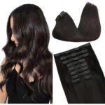 Cabello Humano Remy 35 Cm Marrón Oscuro Marrón Oscuro