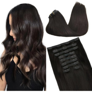 Cabello Humano Remy 35 Cm Marrón Oscuro Marrón Oscuro