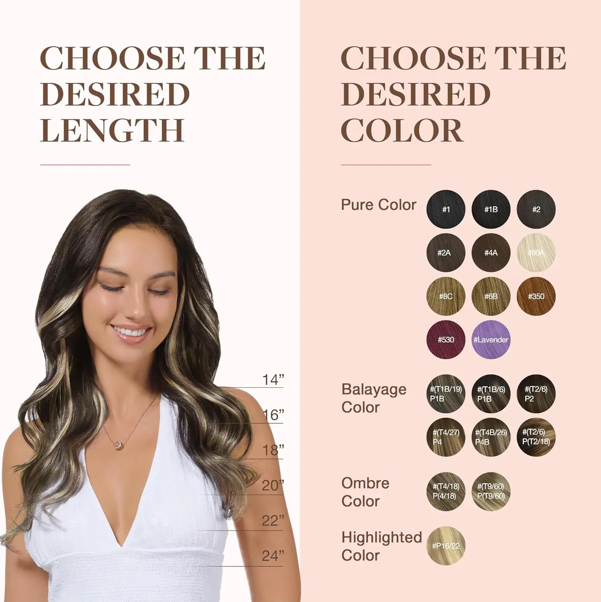 Extensiones De Cabello Humano Remy Marrón Chocolate - Image 7