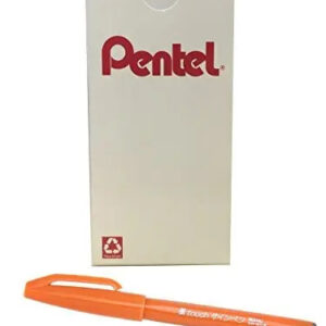Pentel Arts Sign Pen Touch, Punta De Pincel De Fude, Tinta N