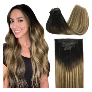 Extensiones De Cabello 40cm 7 Piezas Marrón Rubio