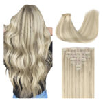 Cabello Remy 40cmplatino Rubio Ceniza