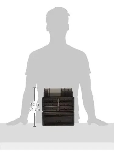 Organizador De Maquillaje Con 8 Cajones Negro - Image 6