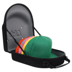 Estuche Para Gorras, Capacidad Para 6, Gris Y Negro