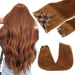 Cabello Humano De 40 Cm Color Cobre Cobre