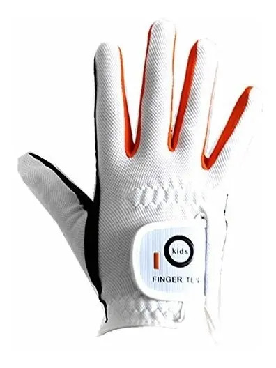 Dedo Ten Niños Dura Feel Blanco Azul Rojo Amarillo Guantes D - Image 2