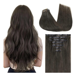 Cabello Humano Remy 50 Cm Marrón Mocha Marrón Mocha