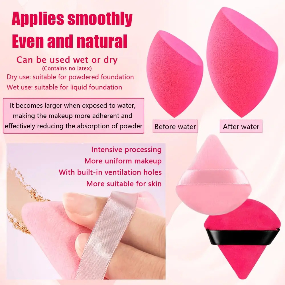 Juego De 33 Piezas Para Maquillaje Con Brochas Y Accesorios - Image 4