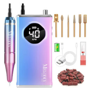 Lima De Uñas Profesional Melodly Portátil