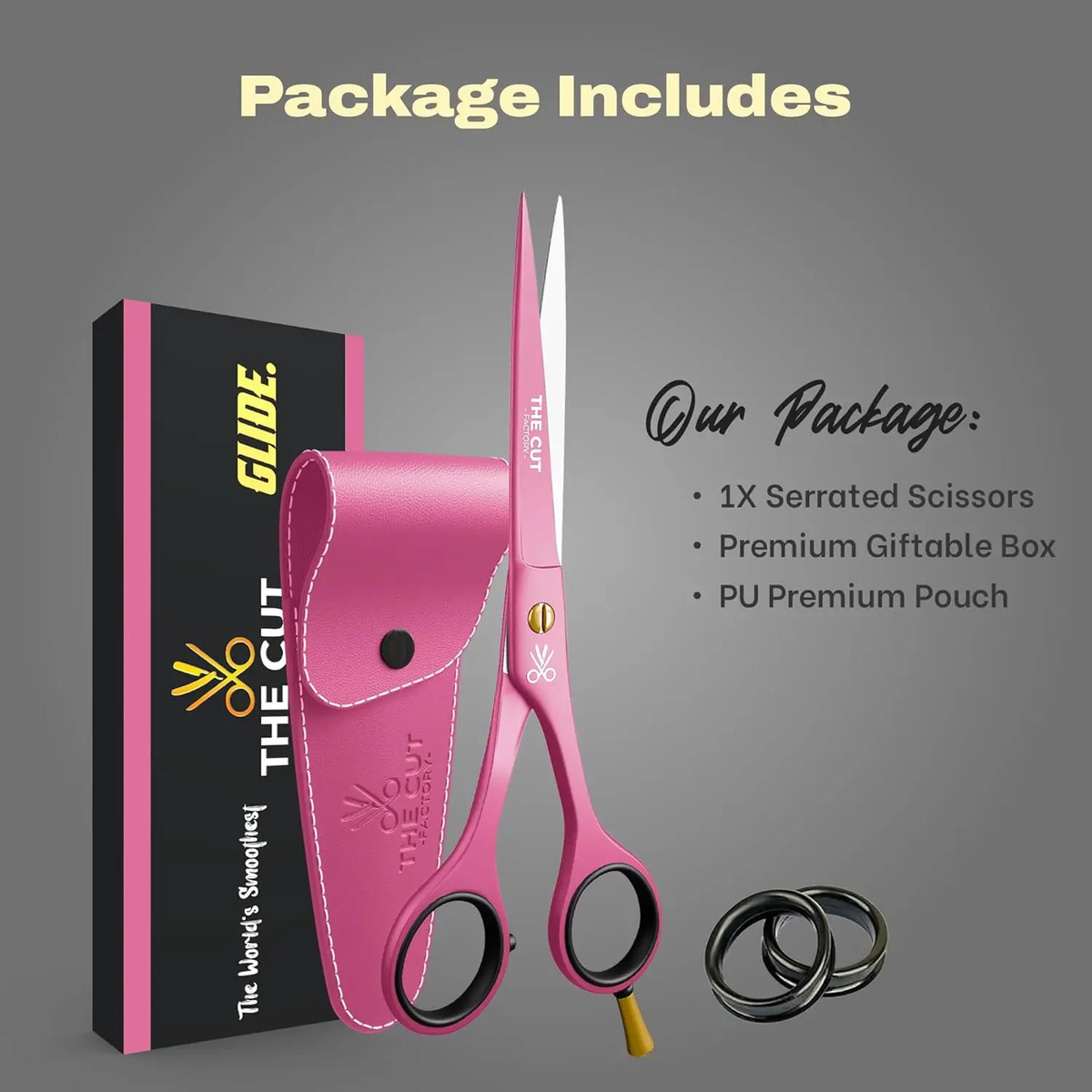 Tijeras De Cabello Profesionales De Acero Inoxidable De 16 C - Image 7