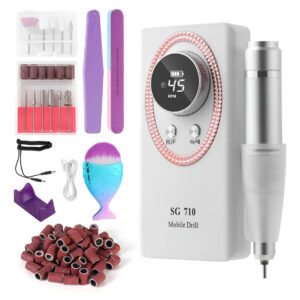 Máquina De Perforación De Uñas Recargable Para Manicure