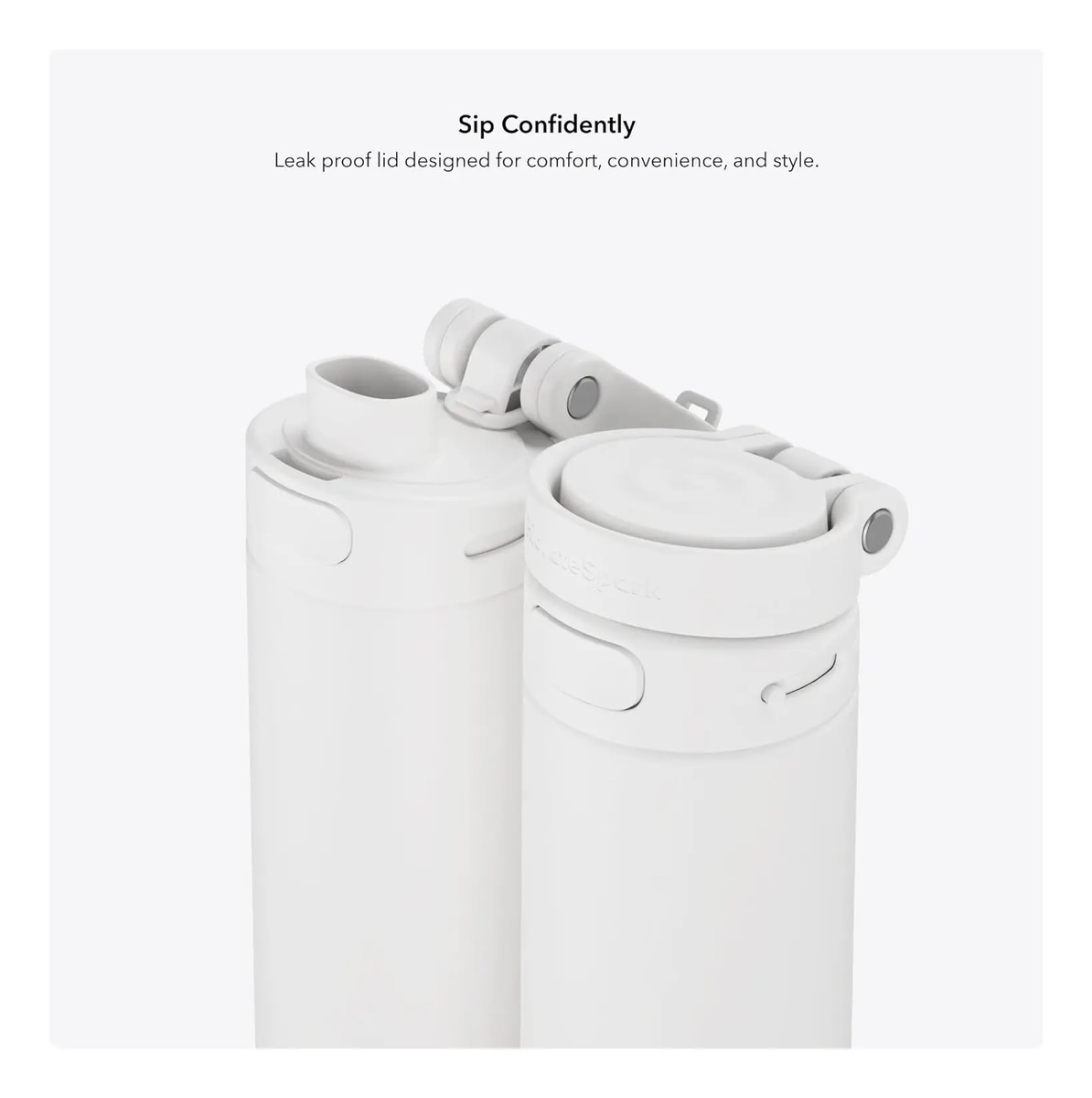 Hidrate Spark Pro 2, Botella Aislada 620ml Bpa Free Blanco - Image 8