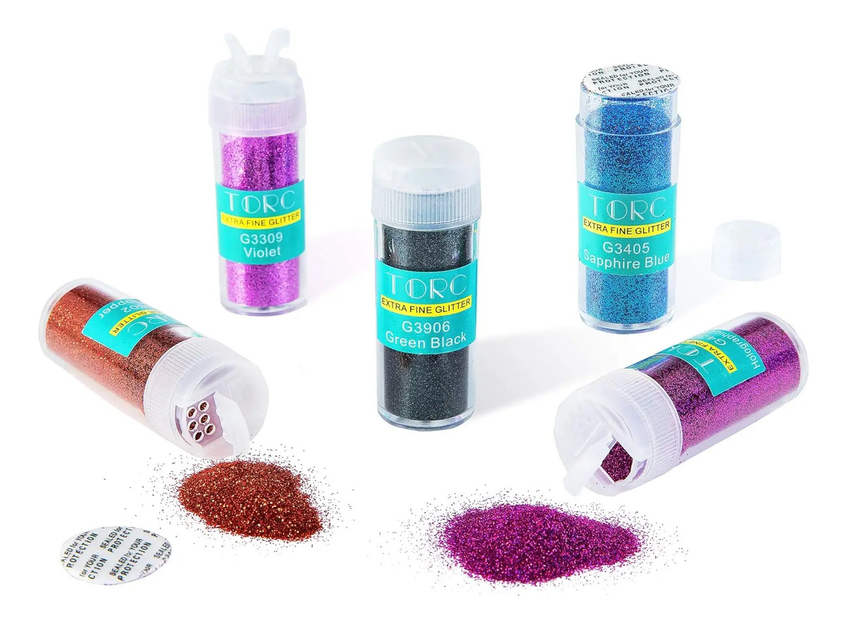 Conjunto De Brillo Holográfico De 54 Colores Para Manualidad Multicolor - Image 2