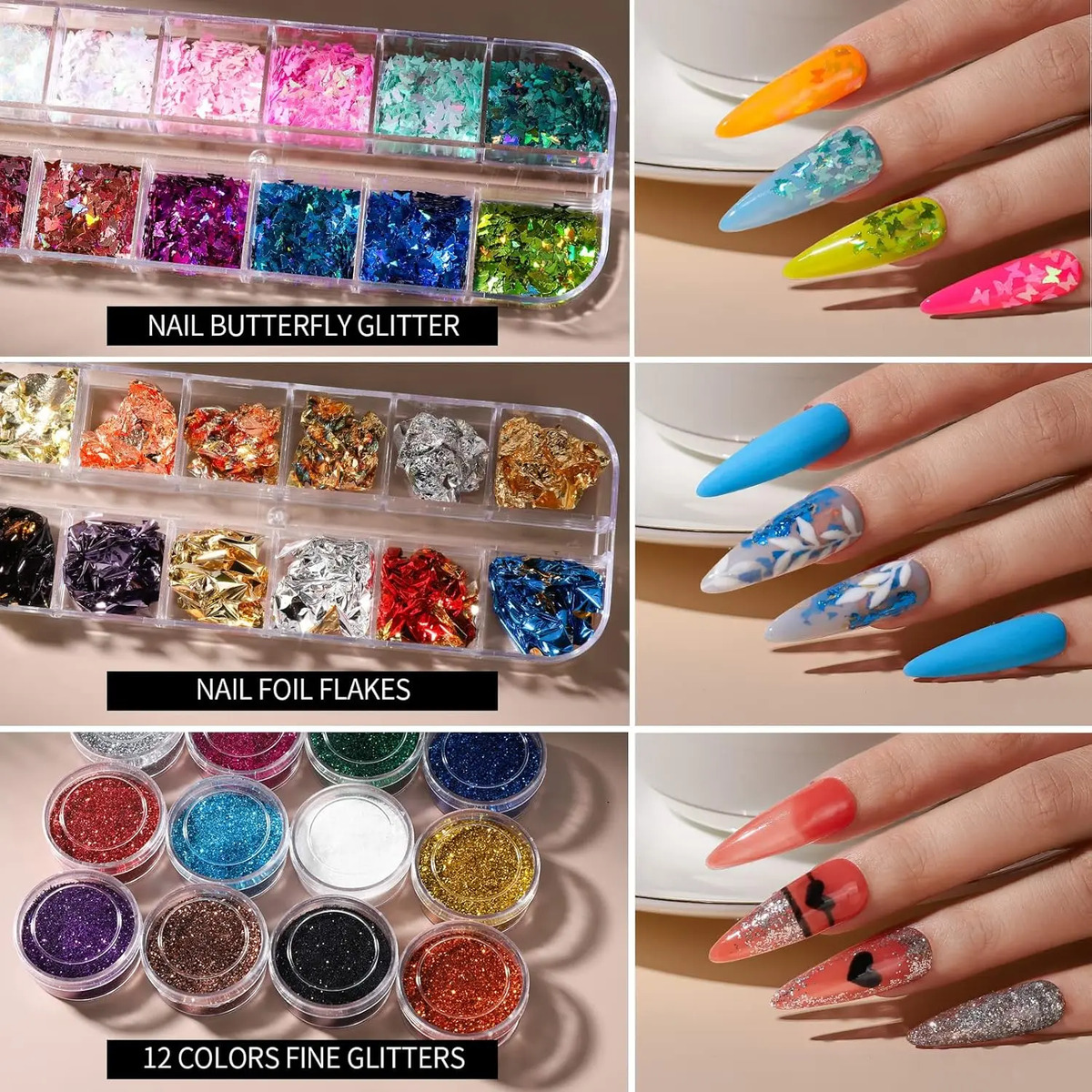 Kit De Arte Para Uñas Fandamei Con Pinceles Y Herramientas D - Image 4