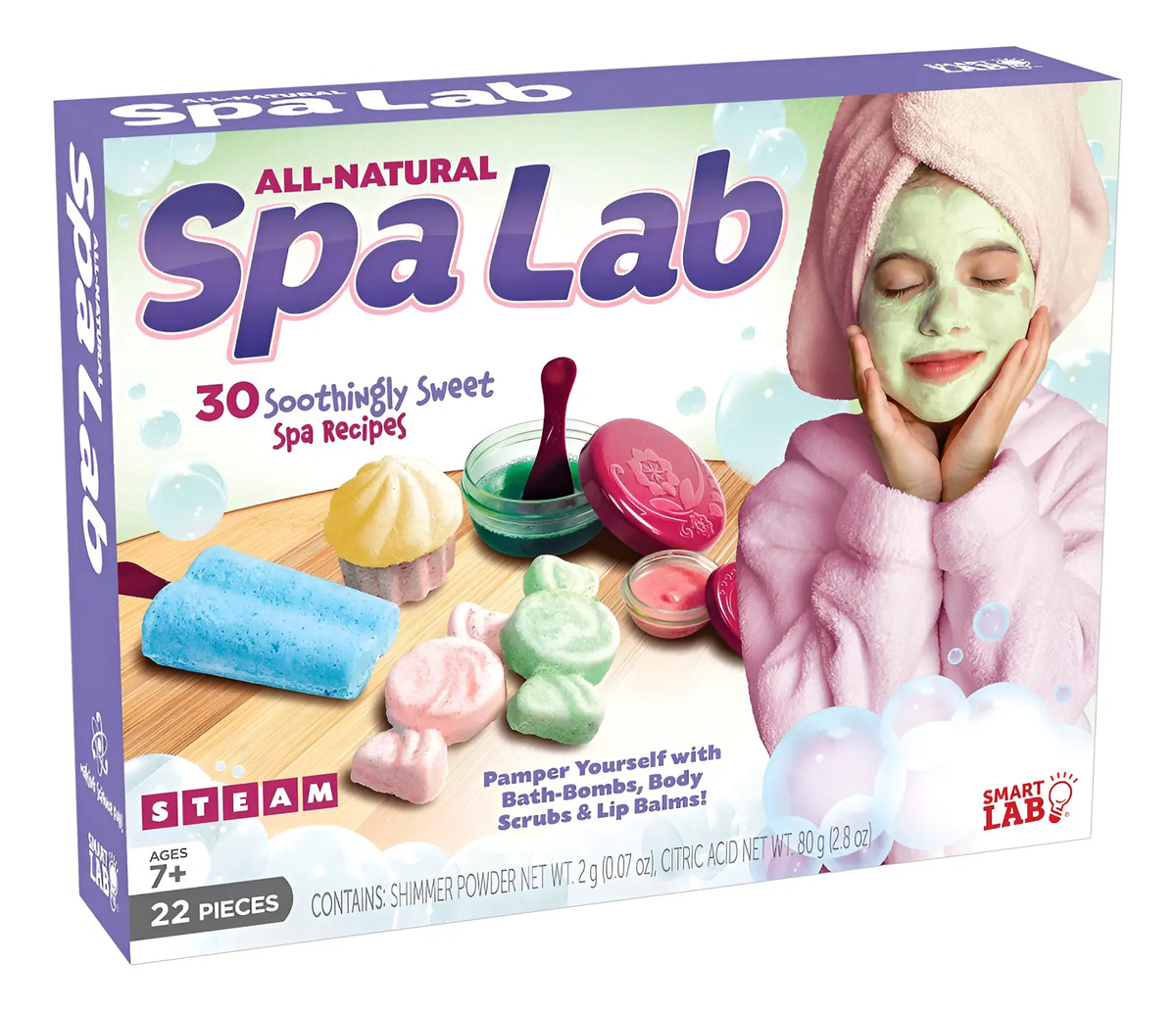 Smartlab Laboratorio Spa 22 Piezas Bombas Baño Bálsamo Labia