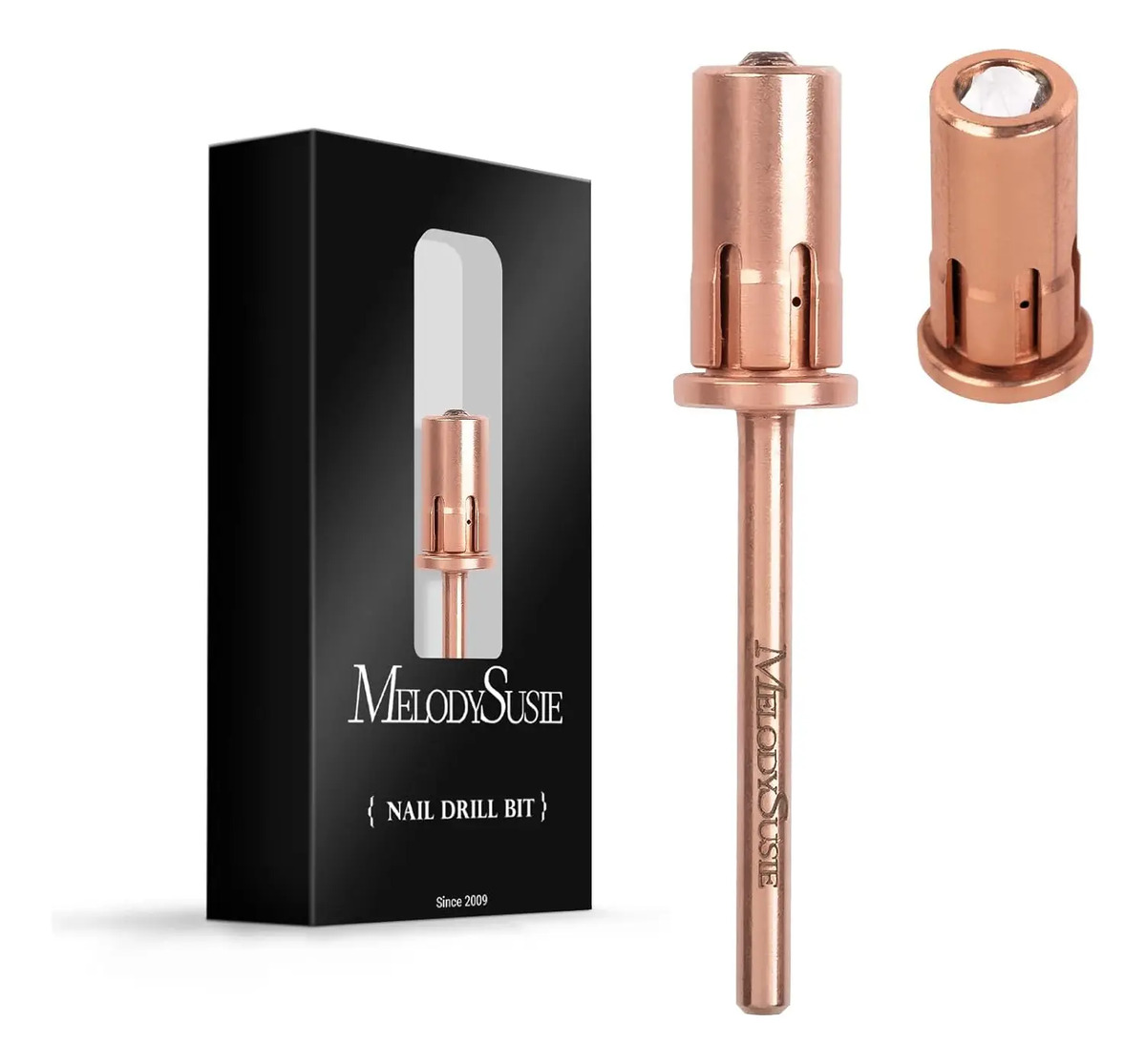 Broca De Uñas Melodysusie Cristal Superior Fácil Desmontaje